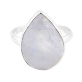 Jewelryz Serah Edelsteen Ring | 925 sterling zilver met maansteen | Maat 18