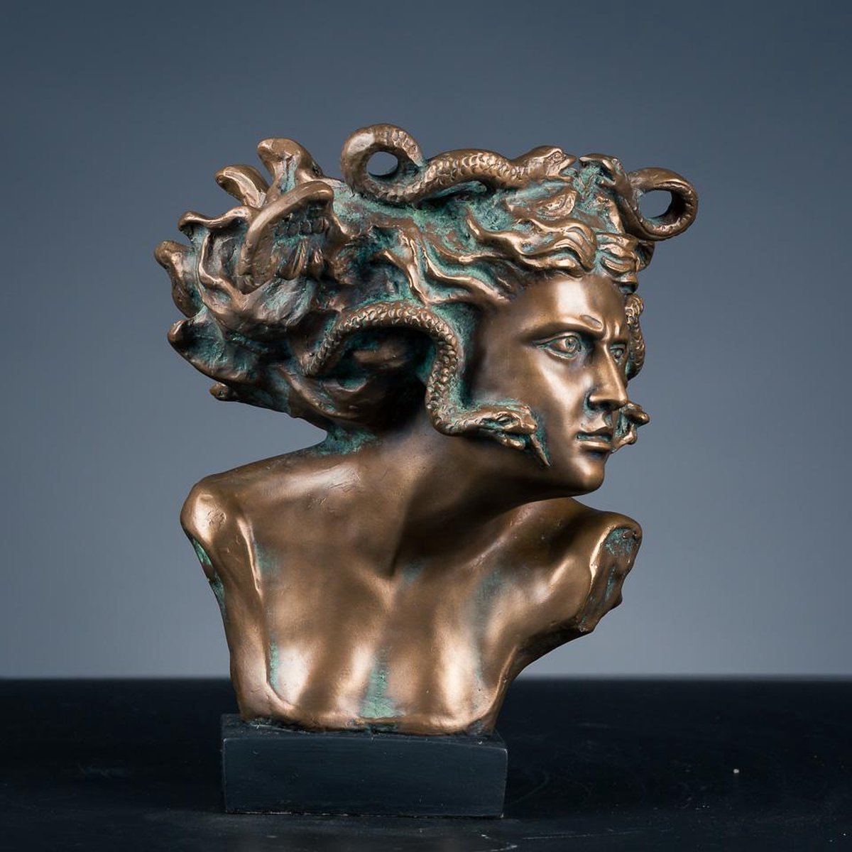 in plaats daarvan paradijs breng de actie Cold-cast Bronzen beeld - Medusa - Griekse mythen | bol.com