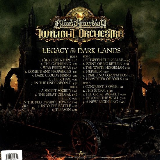 Blind Guardian’s Twilight Orchestra: Legacy Of The Dark Lands (Picture) [2xWinyl]