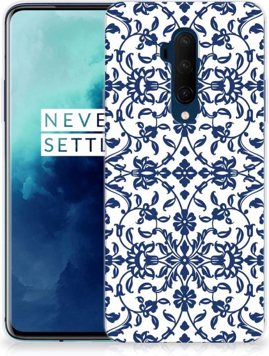 OnePlus 7T Pro TPU Case Flower Blue