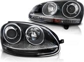 Koplampen VW GOLF 5 10 03-09 GTI ZWART