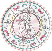 Jill - Bord ⌀20 cm - Roze - Melamine