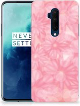 Back Case OnePlus 7T Pro TPU Siliconen Hoesje Spring Flowers
