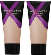 Max Factor Foundation Smooth Effect - 60 Sand 2 Stuks Voordeelverpakking