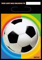 Amscan Feestzakjes Voetbal 8 Stuks 24 X 16,5 Cm