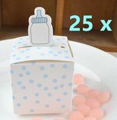 Doopsuiker verpakking geschenkdoosje - Jongen - Drinkflesje  TH Commerce Baby Geboorte 097