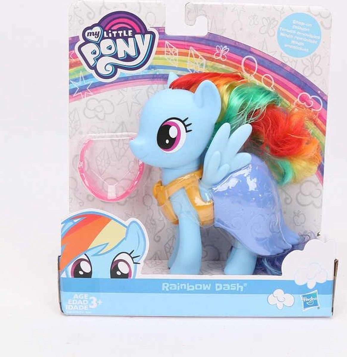 My Little Pony Snap-on fashion - Rainbow Dash Pony - Regenboog kleuren |  bol.com