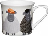 Set van 4 - Mok Schaap - Porselein, Fine Bone China - 300ml - KitchenCraft