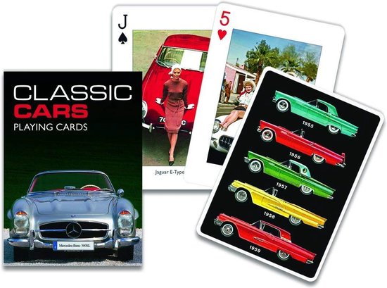 Afbeelding van het spel Classic Cars Speelkaarten - Single Deck