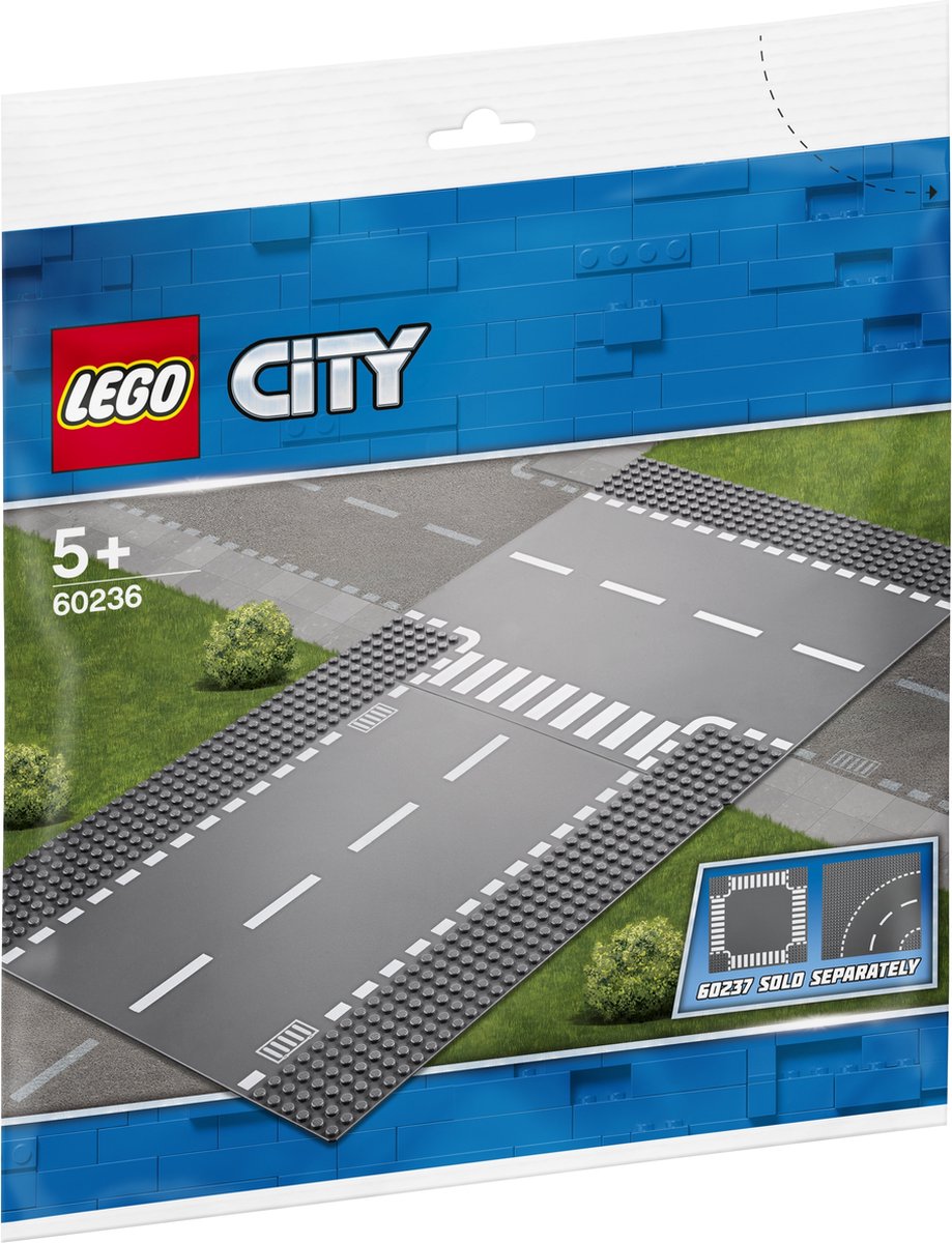 LEGO City Rechte en T-splitsing - 60236 | bol.com