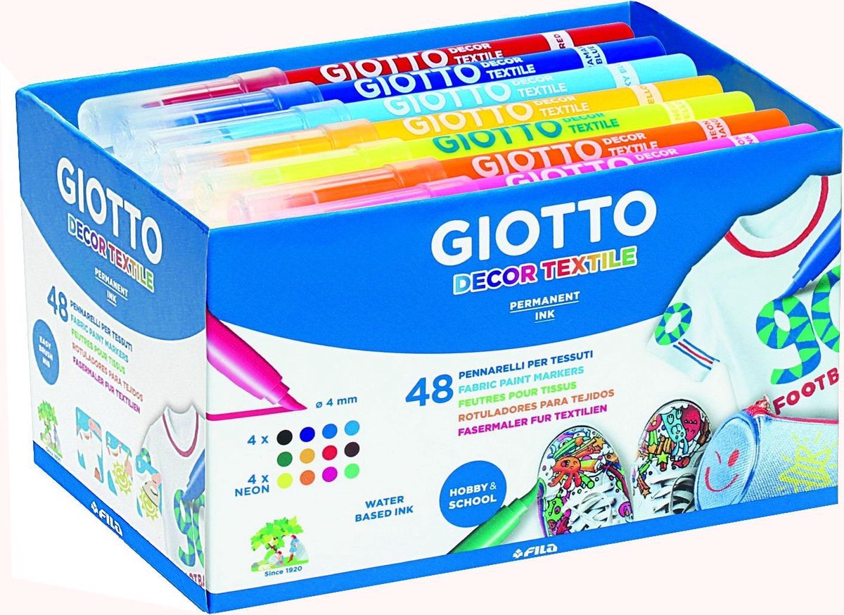 Giotto Schoolpack Of 48 Giotto Decor Textile