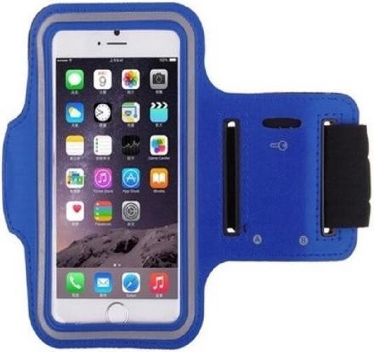 Universele hardloop telefoonhouder armband – Telefoonhouder hardlopen universeel – Blauw