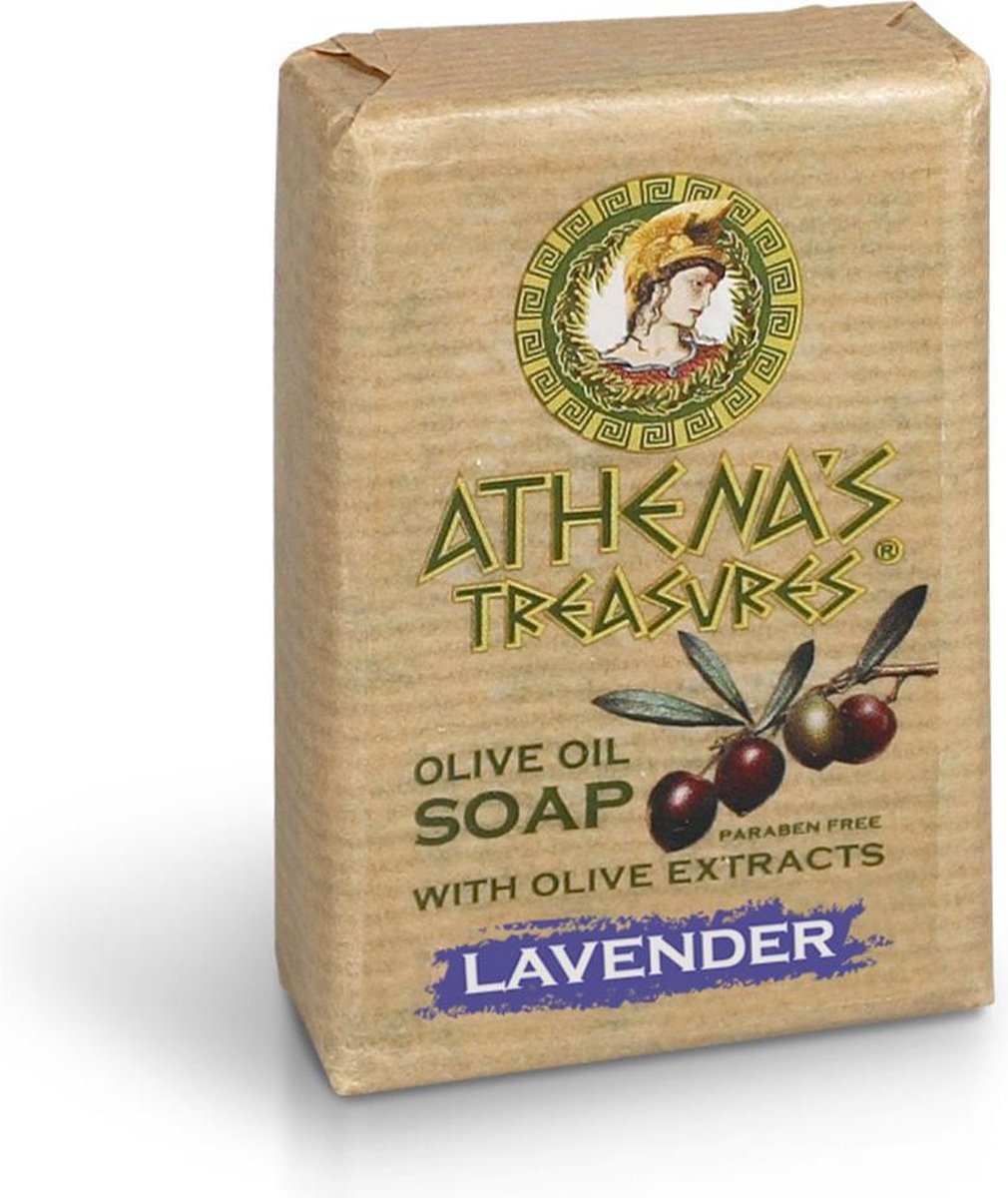 Goedkoopste Pharmaid Athena’s Treasures Olijfolie Zeep Lavendel – Natuurlijke Verzorging voor Gezicht & Lichaam (100g