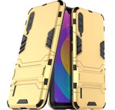 Xiaomi Mi A3 / Mi CC9e Kickstand Shockproof Goud Cover Case Hoesje A3BL