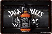 Jack Daniels Whiskey - Metalen Wandbord - Muurplaat - Vintage - Retro - 1960