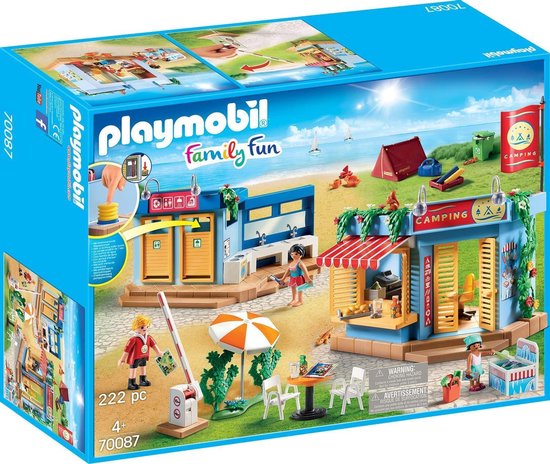 Overeenkomstig Octrooi Vooruit PLAYMOBIL Family Fun Grote camping - 70087 | bol.com