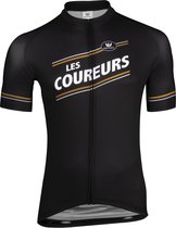 Vermarc Sports Fietsshirt Vermarc Les Coureurs Spl Aero Trui Km Lr - Maat: L, Kleur: Zwart
