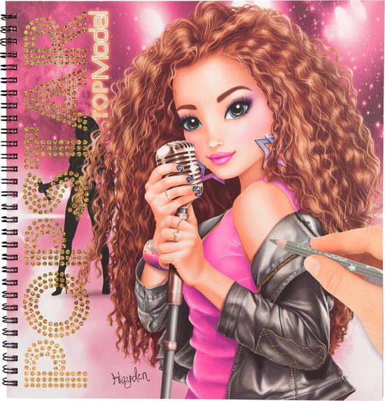 Afbeelding van het spel Top Model - Design Book - Popstar (0410900)