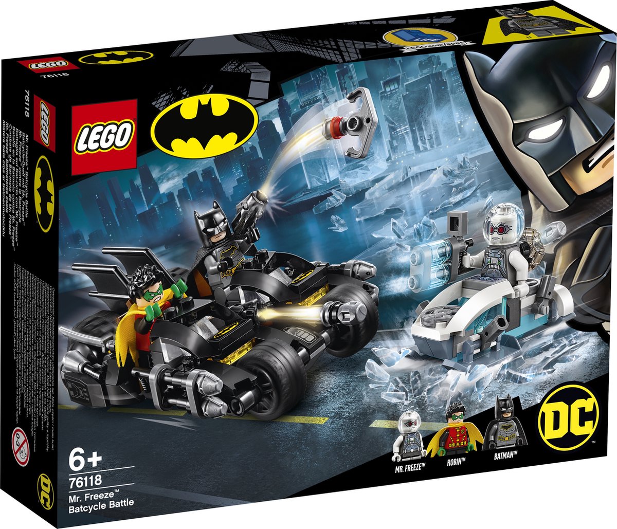 LEGO Batman Mr. Freeze Het Batcycle-gevecht - 76118 | bol.com