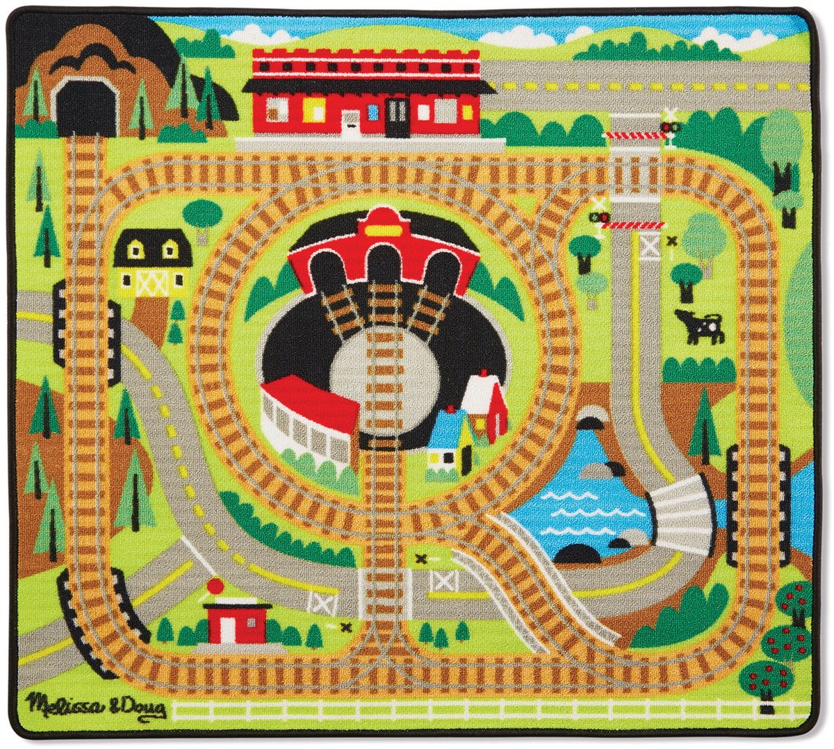 Melissa & Doug Treinkleed Met Spoor - Speelkleed