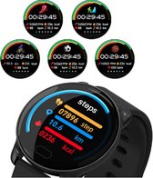 Smartwatch smart bracelet - stappenteller - hartslagmeter - bloeddrukmeter - bericht notificaties - whatsapp - IOS - Android - Blauw