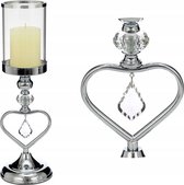 Kandelaar LOVE Glamour Lantern Heart ( mandee.nl )