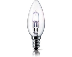 Halogen 28 W (40 W) cap Clear Halogen candle bulb energy-saving... bol.com