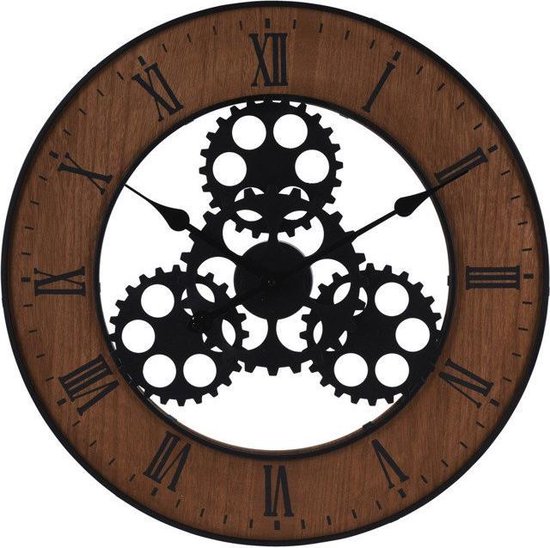 Horloge Murale Avec Mécanisme Visible LOFT Ø 57 CM (mandee.nl)