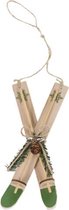 Boomdecoratie Dijk Natural Collections Hanger Skies Hout Mixed 17,5x7,3x3cm