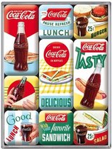 Nostalgic Art Magneet Set Coca-Cola Delicious