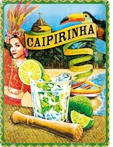 Caipirinha Metalen Bord 30 x 40 cm