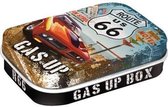 Route 66 Red Car Gas Up mintbox - mint doosje