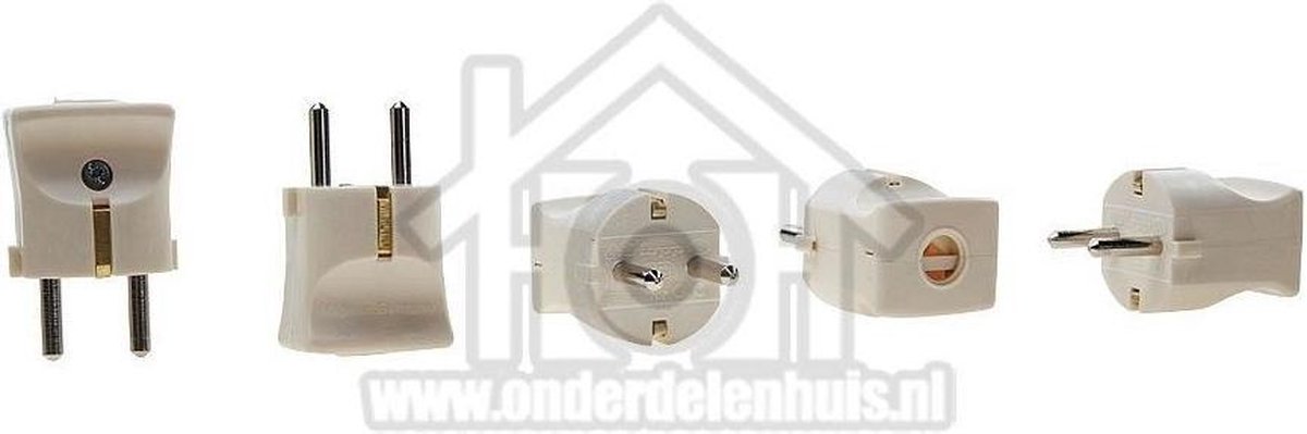 Elektra Stekker 16 Amp. creme/wit -klapmodel- Met RA I00011