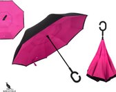 San Vitale® - Unieke reversible Windproof Paraplu - Fuchsia/Paars
