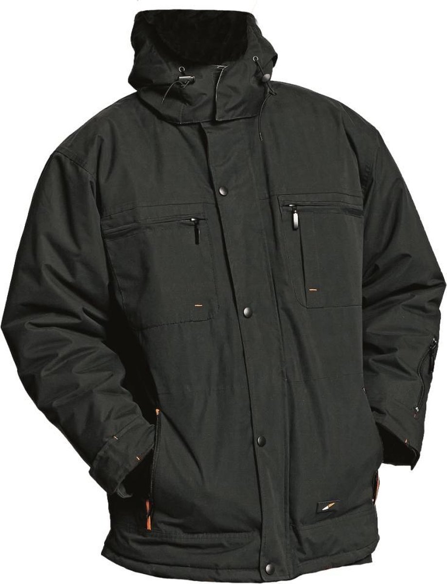 Winterjas parka Emerton zwart maat M (heren winterjas)