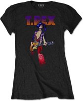 T. Rex Dames Tshirt -S- Rockin' Zwart