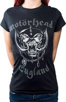 Motorhead - England Dames T-shirt - 2XL - Zwart