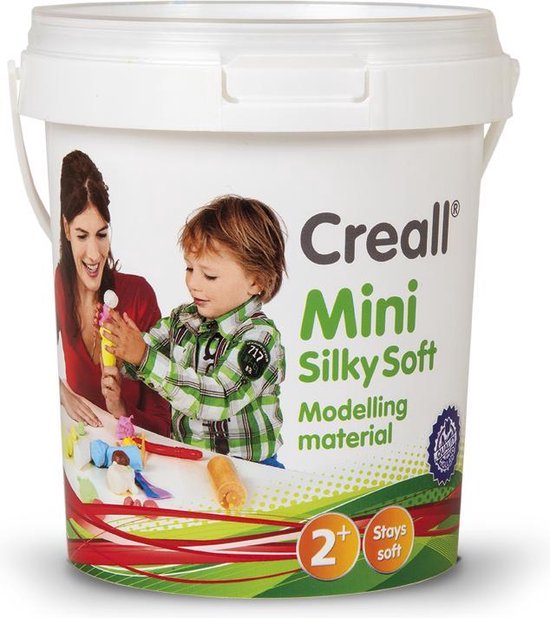 Mini Silky Soft Boetseerklei assortiment 300gr - Zachte Kleuren - Creall