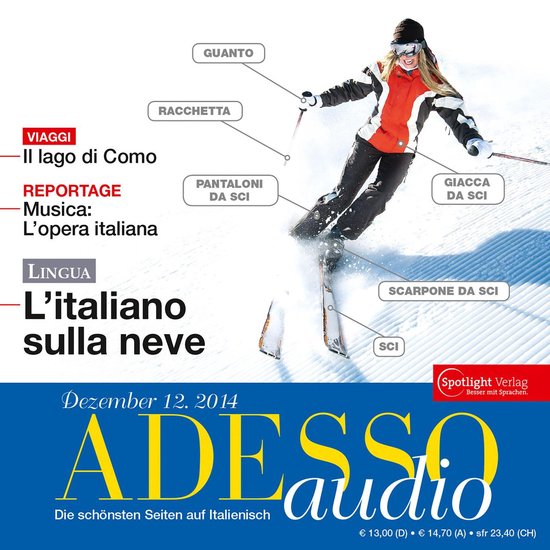 Italienisch lernen Audio - Skiurlaub - cover