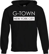 G-TOWN - New York City - Hooded Sweater Heren - Zwart