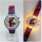 Lichtgevende horloge Spiderman