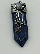 Lapis Lazuli hanger met opaliet en amethist