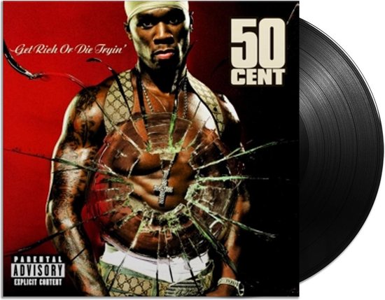 50 Cent Get Rich Or Die Tryin' - 2 LP gangsta rap album - 2003 | bol