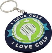 Akyol - I love golf sleutelhanger - golf - sport - cadeau - kado - geschenk - gift - verjaardag - feestdag – verassing – balspel – golfclub – hole – golfbaan – tiger woods +