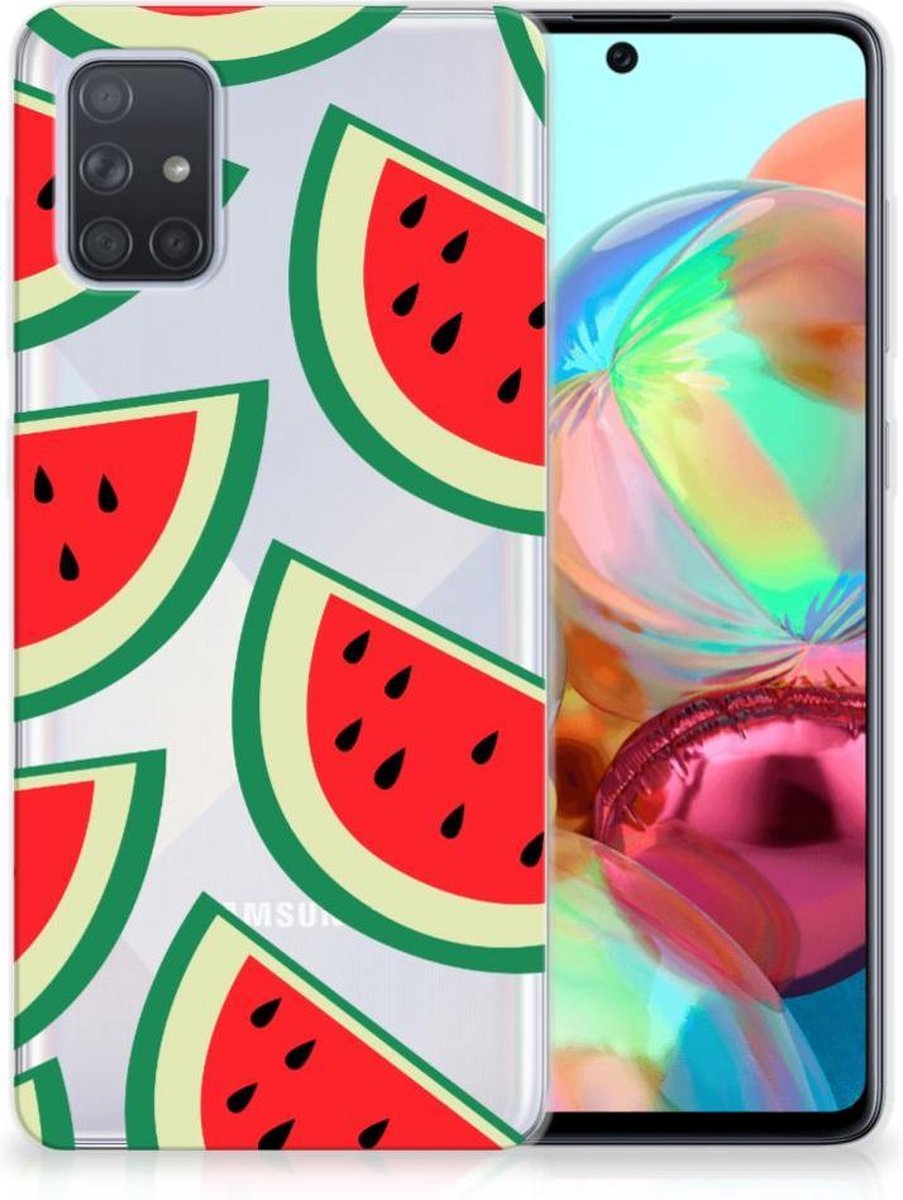 Samsung Galaxy A71 Siliconen Case Watermelons