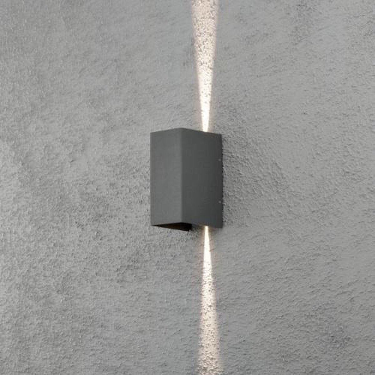 Wandlamp Cremona 7940-370 LED vierkant donker grijs