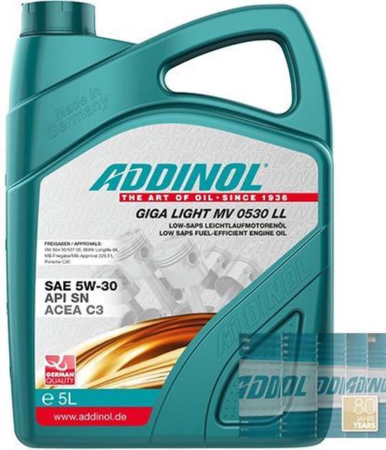 ADDINOL Giga Light MV 0530 LL | bol.com