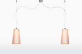 Dubbele hanglamp – SAHARA – Abaca - Large (84x22cm)