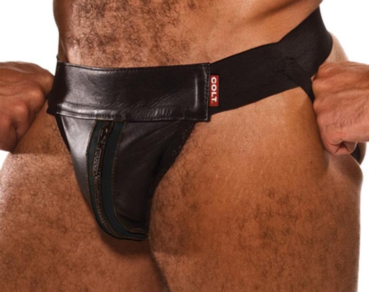 Goedkoopste Colt leather jock black-black med