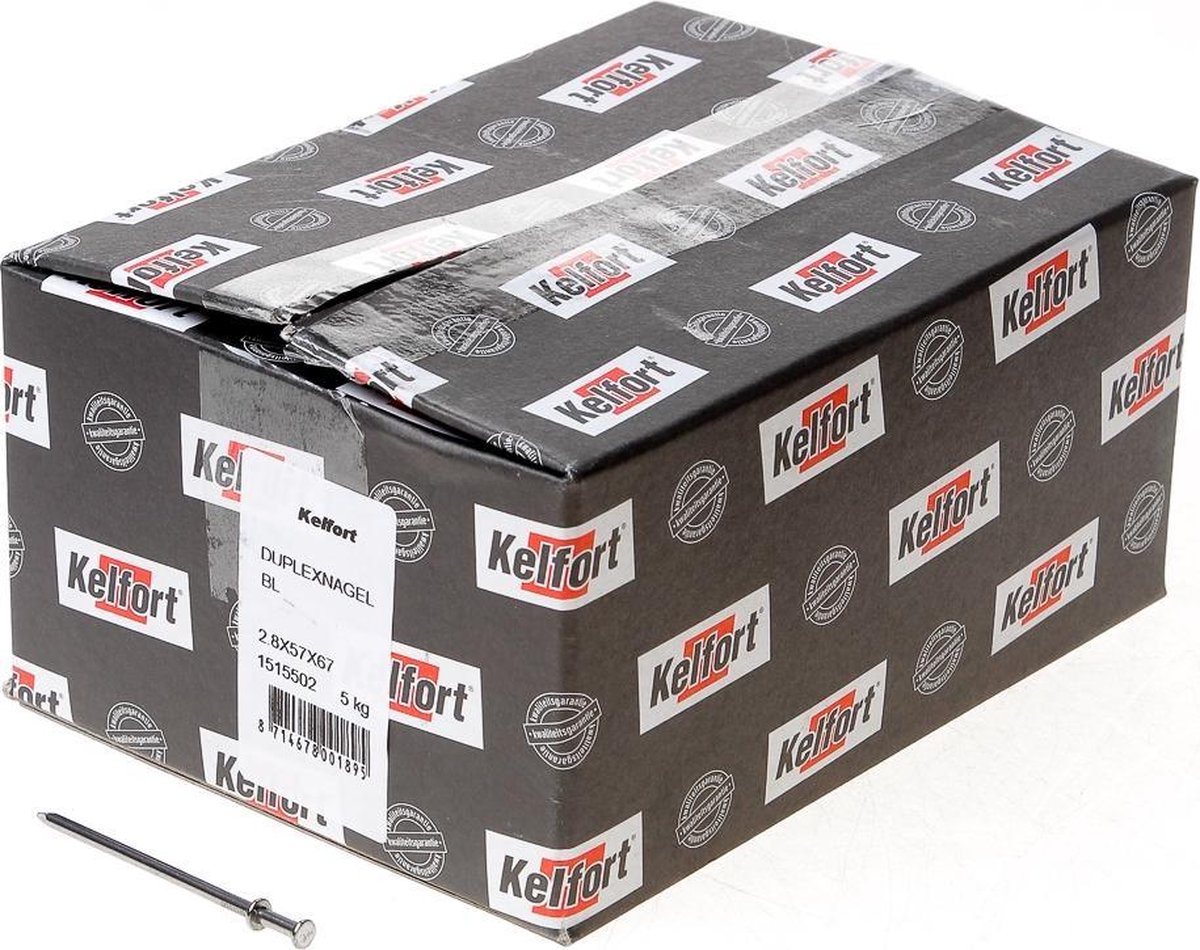 Kelfort Duplexnagel blank 2.8 x 57/67mm